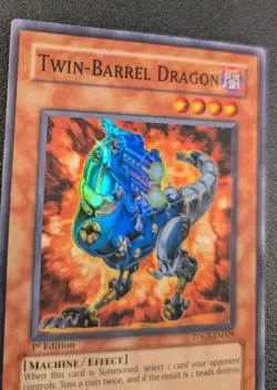 Twin-Barrel Dragon TDGS-EN029 Super Rare 1st Edition Yugioh LP - Image 2
