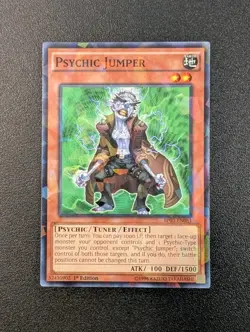Psychic Jumper - BP03-EN051 - Shatterfoil Rare - 1st Edition Yugioh VLP - Image 1