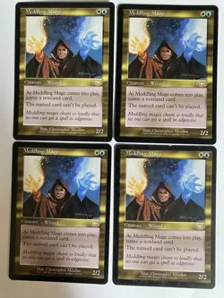 4x Meddling Mage (Planeshift) mtg - Image 1