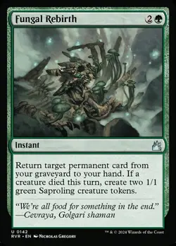 Fungal Rebirth , Ravnica Remastered , #142 MTG - Image 1