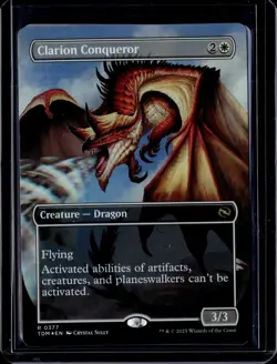 Clarion Conqueror - 377 - Foil - TDM - NM - MTG Magic the Gathering - Image 1