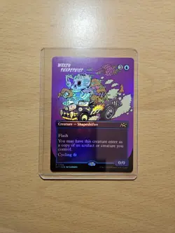 Waxen Shapethief Foil Showcase Rare, Aetherdrift #336, MTG Magic The Gathering - Image 1