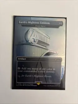MTG Arcane Signet as Earth's Mightiest Emblem Marvel X Secret Lair Card FOIL - Image 1