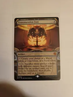 MTG Magic Transmutation Font 058 The Big Score Showcase - Image 1