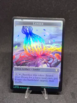 MTG Lander 0005/Robot 0010 Edge of Eternities Token Foil NM - Image 1