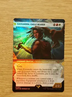 Kassandra Eagle Bearer Showcase Textured Foil Magic The Gathering MTG ACR - Image 1