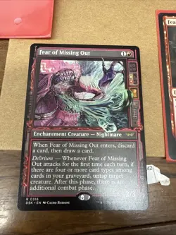 Fear of Missing Out Showcase MTG DSK 0316 Rare NM - Image 1