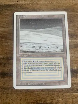 Mtg dual land Revised Tundra. NM - Image 1