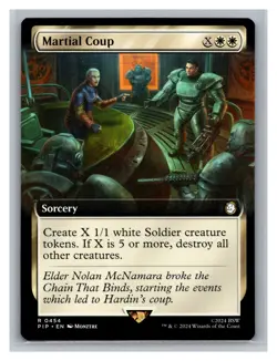 Universes Beyond: Fallout #454 Martial Coup (Extended Art) - Image 1