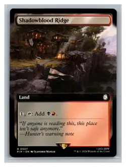 Universes Beyond: Fallout #507 Shadowblood Ridge (Extended Art) - Image 1