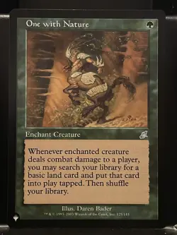 One with Nature Scourge Regular NM The List Mystery MTG Magic Card - Image 1