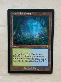 MTG Misty Rainforest Retro Frame Modern Horizons 2 NM - Image 1