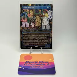 MTG Faerie Artisans 1628 Rainbow Foil Secret Lair Drop Phoebe Wahl NM+ - Image 1
