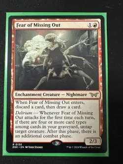 MTG Fear of Missing Out (Duskmourn: House of Horror) - Image 1