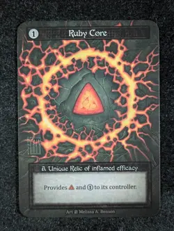 2023 Sorcery: Contested Realm RUBY STONE Beta Unique Spellbook | English (A) - Image 1