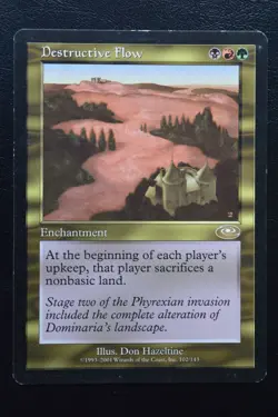 Magic The Gathering MTG DESTRUCTIVE FLOW Planeshift LP Lightly Played - Image 1