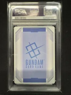 PSA10 Gundam Trading Card Game Wing Gundam Unit LR+ Parallel Operation Meteor r# - Image 2
