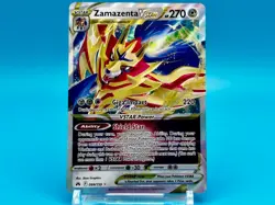 Near Mint Pokemon Card - Zamazenta VStar Crown Zenith #99 Holo Ultra Rare TCG - Image 2