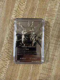 PokemonT Special Edition 23 karat Gold-Plated Trading Card #25 PIKACHU - Image 3