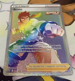 Pokemon TCG Bruno Sword & Shield Battle Styles Holo Card 172/163 - Image 1