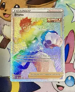 Pokemon TCG Bruno Sword & Shield Battle Styles Holo Card 172/163 - Image 2