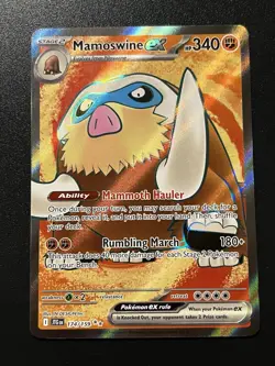 Mamoswine EX 174/159 Journey Together Pokemon TCG Holo Ultra Rare Card - Image 1