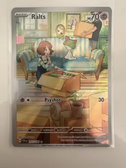 Ralts 211/198SV01 Scarlet & Violet Base Set Holo Card Near Mint Condition - Image 1