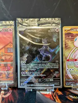 Pokemon 151 - Ultra Premium UPC Mew/Mewtwo Promos Sealed + Mew ex Metal Card NM - Image 3