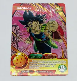 Bardock - Dragon Ball Super Trading Card ZR No.082 Rainbow Holo Foil Tc5 - Image 1