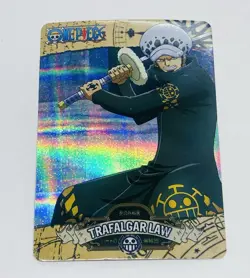 Tragalgar Law - One Piece Trading Card Game Holo Foil Prism Cool Art Tc8 - Image 1