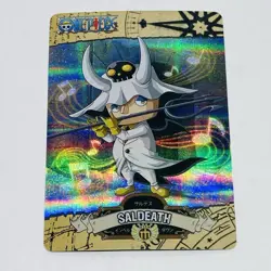 Saldeath - One Piece Trading Card Game Holo Foil Prism Cool Art Tc8 - Image 1