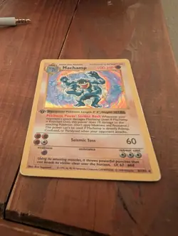 Machamp Holo Rare 1st Edition Base Set #8/102 Pokemon Card - Image 4