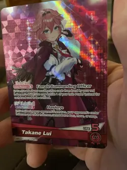 Takane Lui OSR hololive OCG card hBP01-005 Blooming Radiance Japanese - Image 3