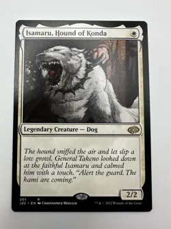 MTG TCG Isamaru, Hound of Konda Jumpstart 2022 Regular - Image 1