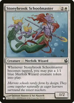 Stonybrook Schoolmaster - The List Light Play, English Magic the Gathering MTG T - Image 1