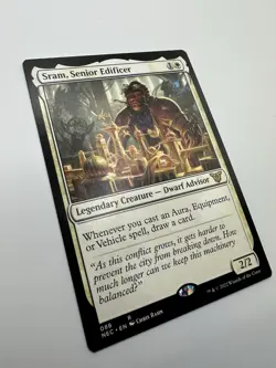 MTG TCG Sram, Senior Edificer Commander: Kamigawa: Neon Dynasty Regular - Image 3