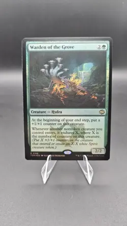 MTG Warden of the Grove Tarkir: Dragonstorm (TDR) Foil Rare 0166 - Image 1