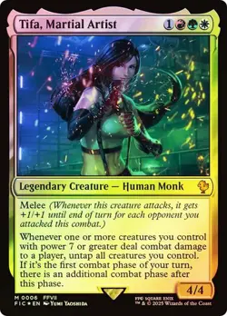 Magic The Gathering MTG TIFA, MARTIAL ARTIST FOIL Final Fantasy NM Near Mint - Image 1