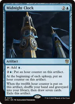 Magic The Gathering MTG MIDNIGHT CLOCK Aetherdrift NM Near Mint - Image 1