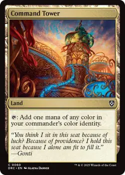 Magic The Gathering MTG COMMAND TOWER Aetherdrift NM Near Mint - Image 1