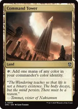 Magic The Gathering MTG COMMAND TOWER Aetherdrift NM Near Mint - Image 1