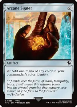 Magic The Gathering MTG ARCANE SIGNET (335) Final Fantasy NM Near Mint - Image 1