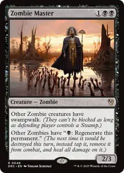 Magic The Gathering MTG ZOMBIE MASTER Aetherdrift NM Near Mint - Image 1