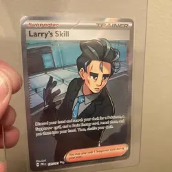 Larry's Skill 139/131 Pokemon TCG Prismatic Evolutions Full Art NEAR MINT NM - Image 2