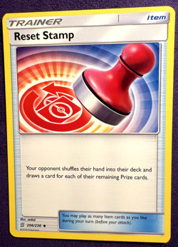 Reset Stamp 206/236 - Sun & Moon: Unified Minds - Pokemon (NM) - Image 1