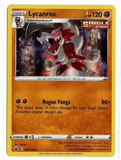 Pokemon - Lycanroc 087/198 - Holo Rare - Chilling Reign - NM/M-New - Image 1