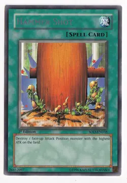 Yugioh Hammer Shot - SOD-EN038 - Rare 1st Edition - Image 1