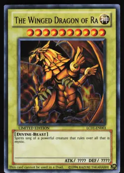 The Winged Dragon of Ra (25th Anniversary Edition) LC01-EN003 Yugioh ULTRA NM - Image 1