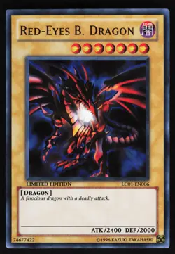 Red-Eyes Black Dragon (25th Anniversary Edition) LC01-EN006 Yugioh ULTRA NM/LP - Image 1