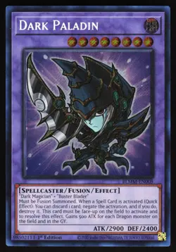 Dark Paladin BLMM-EN008 Yugioh TCG Card Secret Rare NM/MINT - Image 1